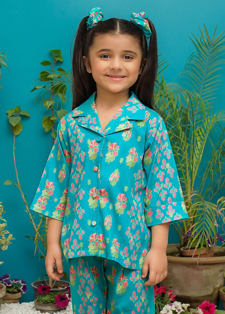 Modest Pret Printed Lawn 2 Piece Suit Blossom Sea Green