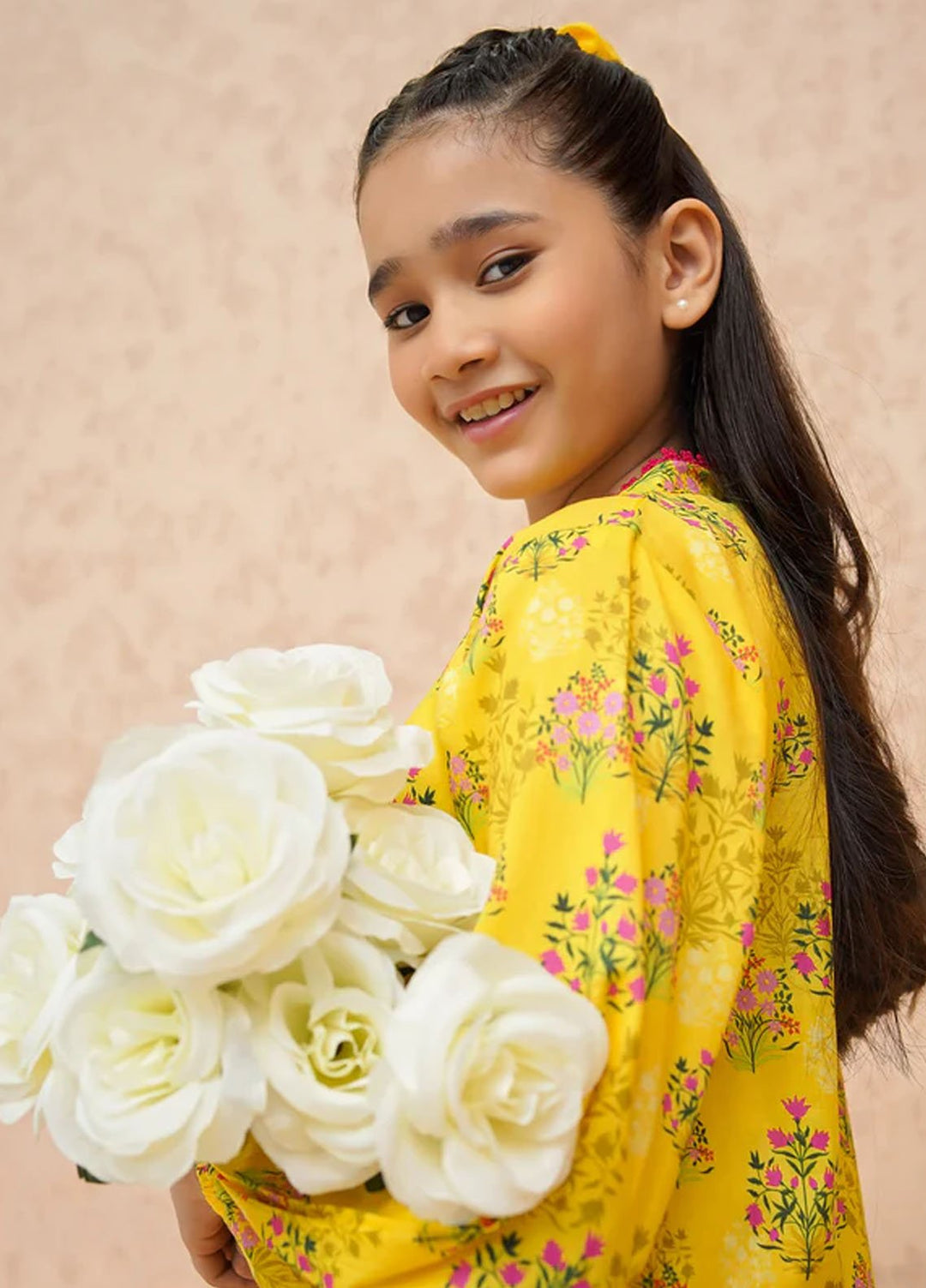 Modest Pret Printed Lawn 2 Piece Suit Sunflower