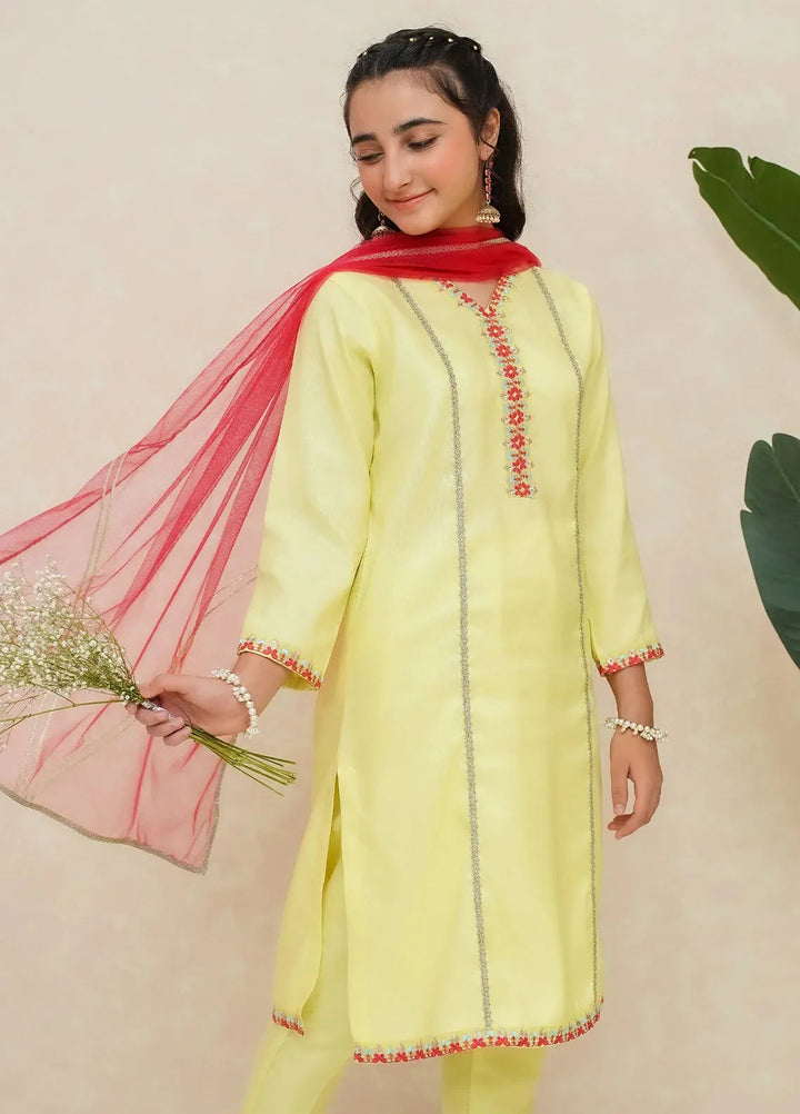 Modest Pret Rawsilk 3 Piece Suit Chamak
