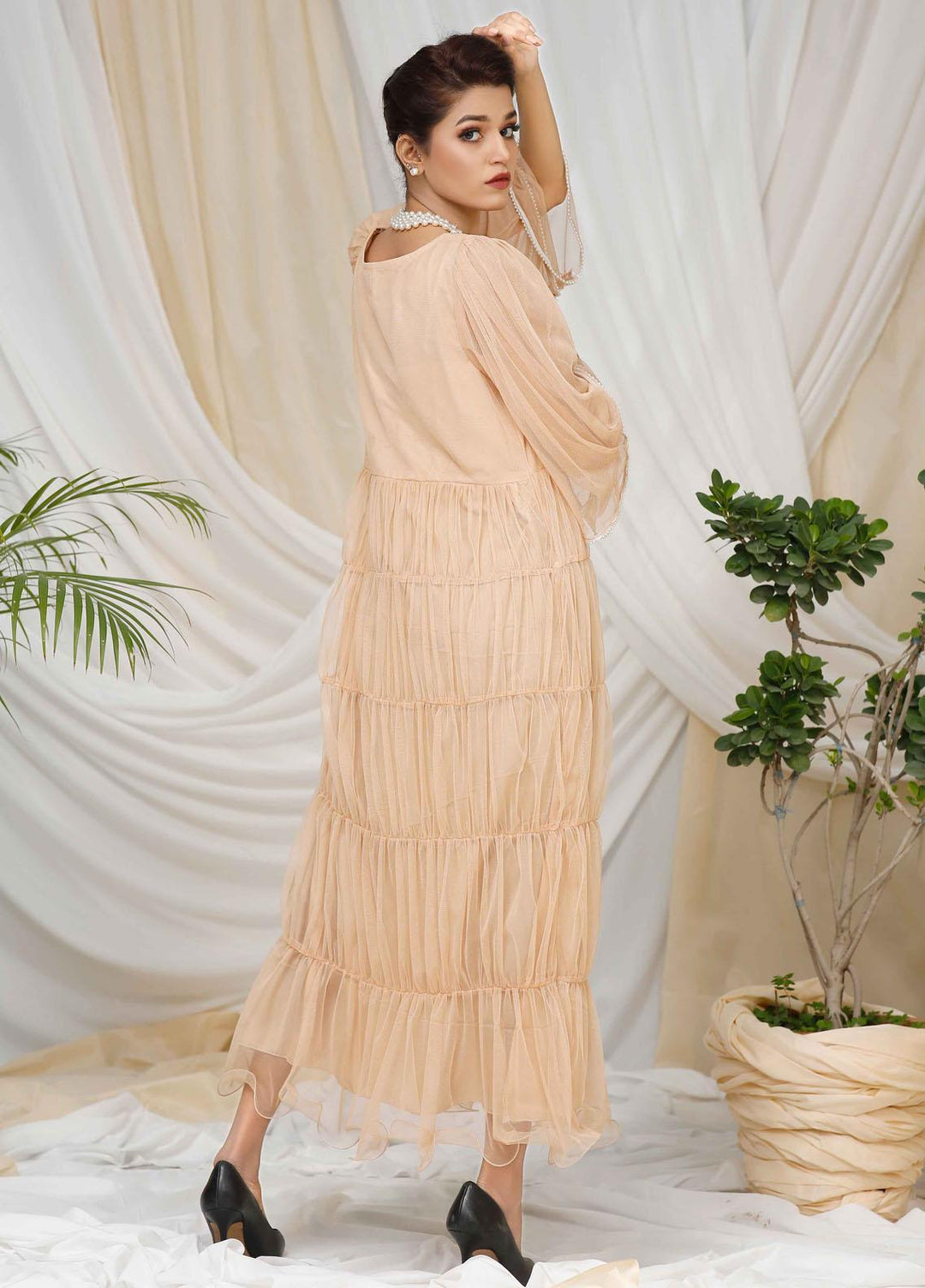 Modest Pret  Net Shirt Fawn W95-Skin