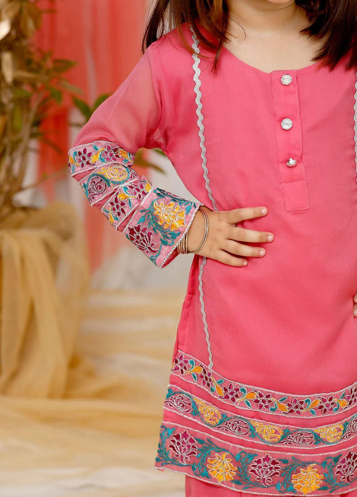 Modest Pret  Chiffon  2 Piece 5105 Tea Pink-K