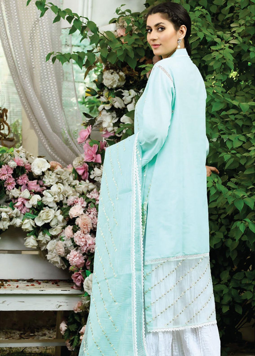 Mohabat Naama By Aalaya Embroidered Lawn Suits Unstitched 3 Piece ALY22MN 03 Mahjaben - Summer Collection