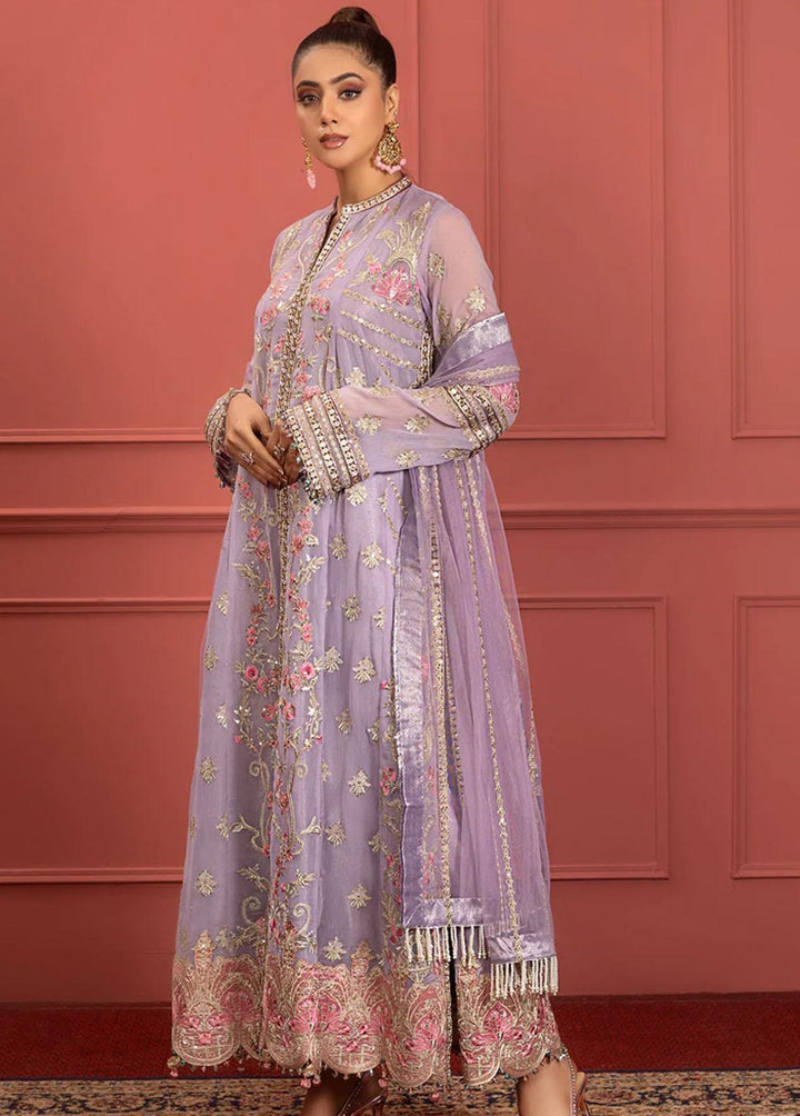 Mohagney By Freesia Embroidered Chiffon Suits Unstitched 3 Piece FRE23M FFG-0018 Misha - Premium Collection