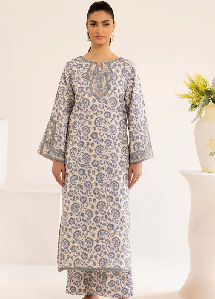 Mohagni Embroidered Lawn Suits Unstitched 2 Piece MG24T PLS-103 - Summer Collection