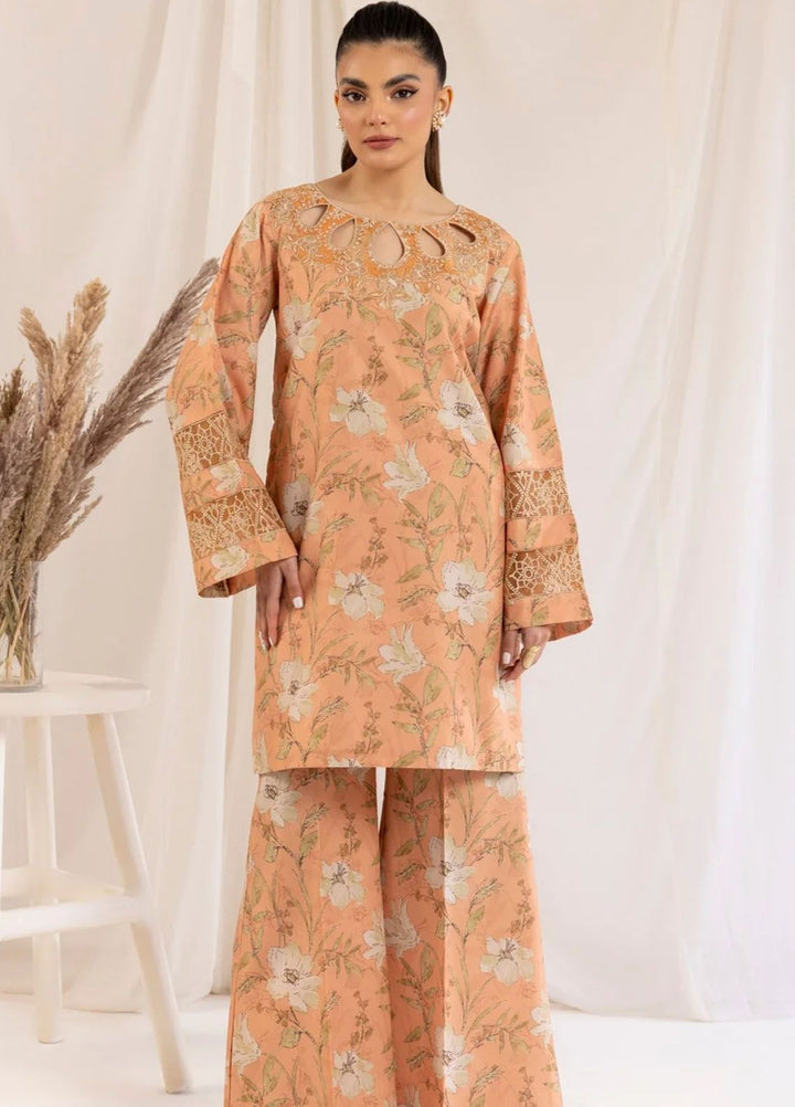 Mohagni Embroidered Lawn Suits Unstitched 2 Piece MG24T PLS-117 - Summer Collection