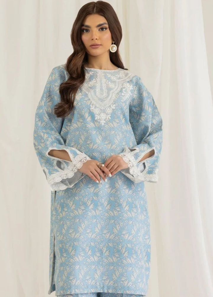 Mohagni Embroidered Lawn Suits Unstitched 3 Piece MG24T PLS-105 - Summer Collection