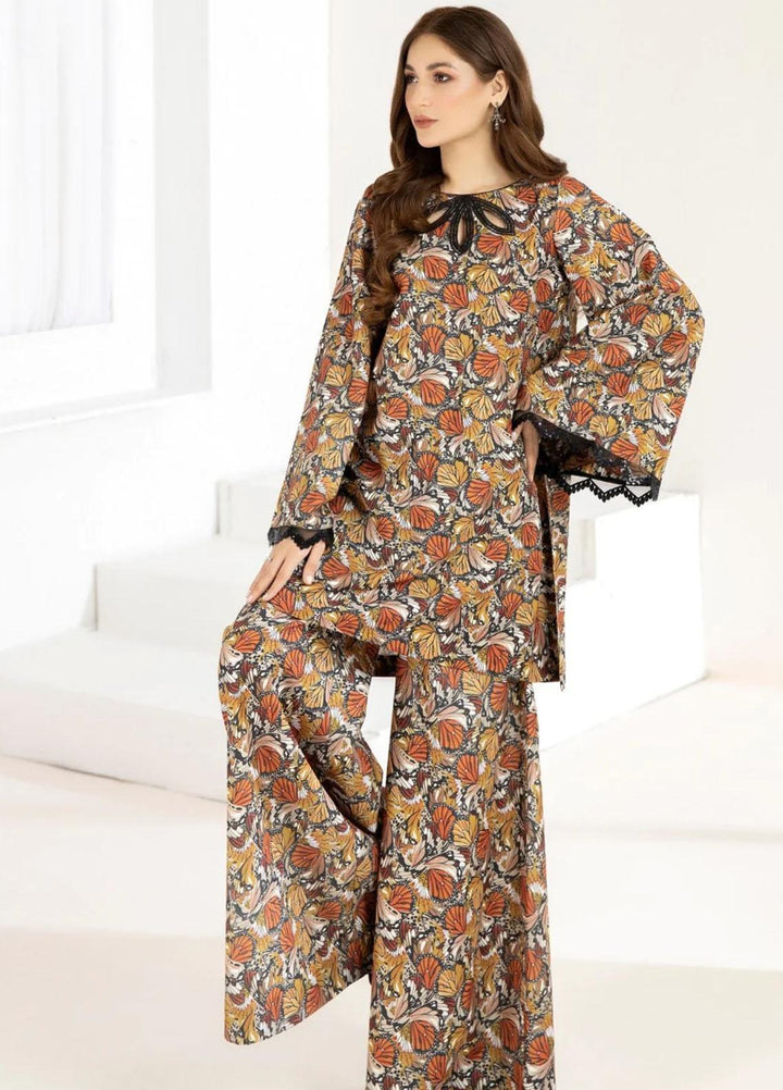 Mohagni Pret Embroidered Lawn 2 Piece Suit PLS-24
