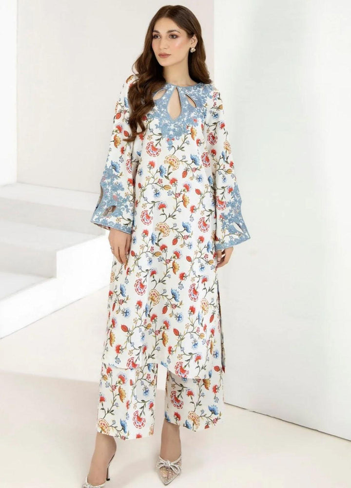 Mohagni Pret Embroidered Lawn 2 Piece Suit PLS-25