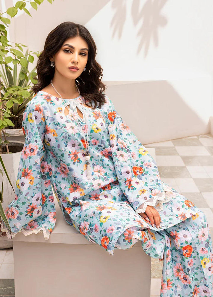 Mohagni Pret Embroidered Lawn 2 Piece Suit PLS-37