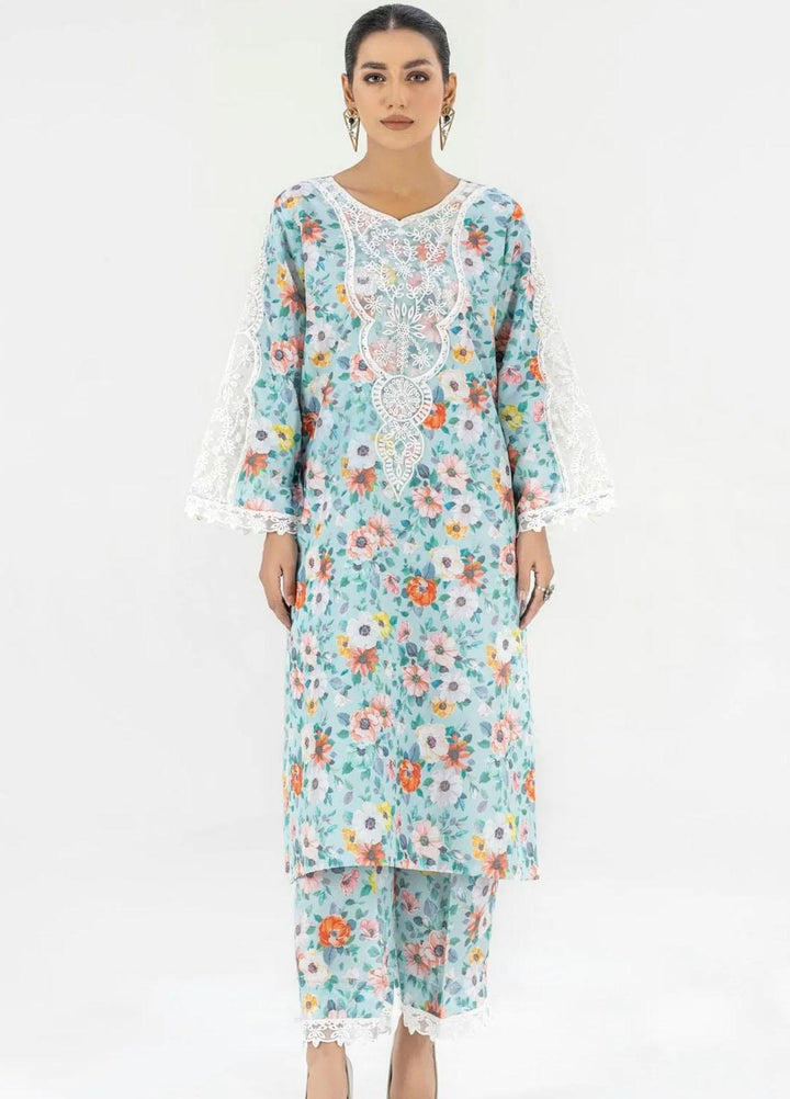 Mohagni Pret Embroidered Lawn 2 Piece Suit PLS-42