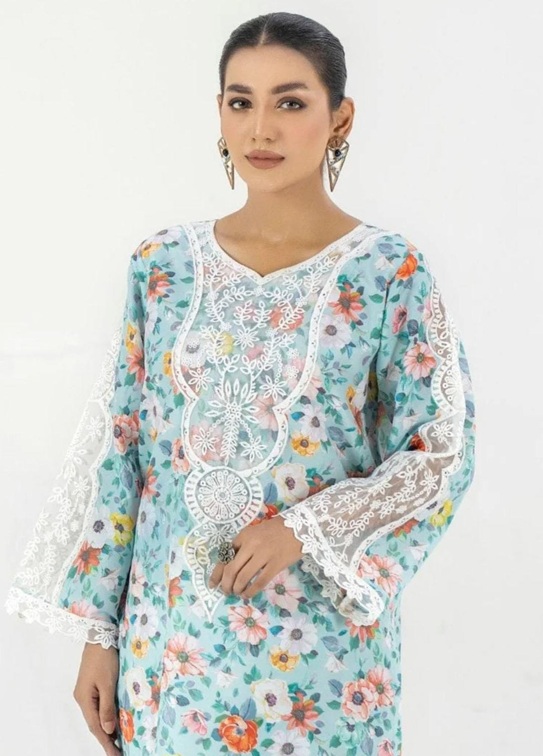 Mohagni Pret Embroidered Lawn 2 Piece Suit PLS-42