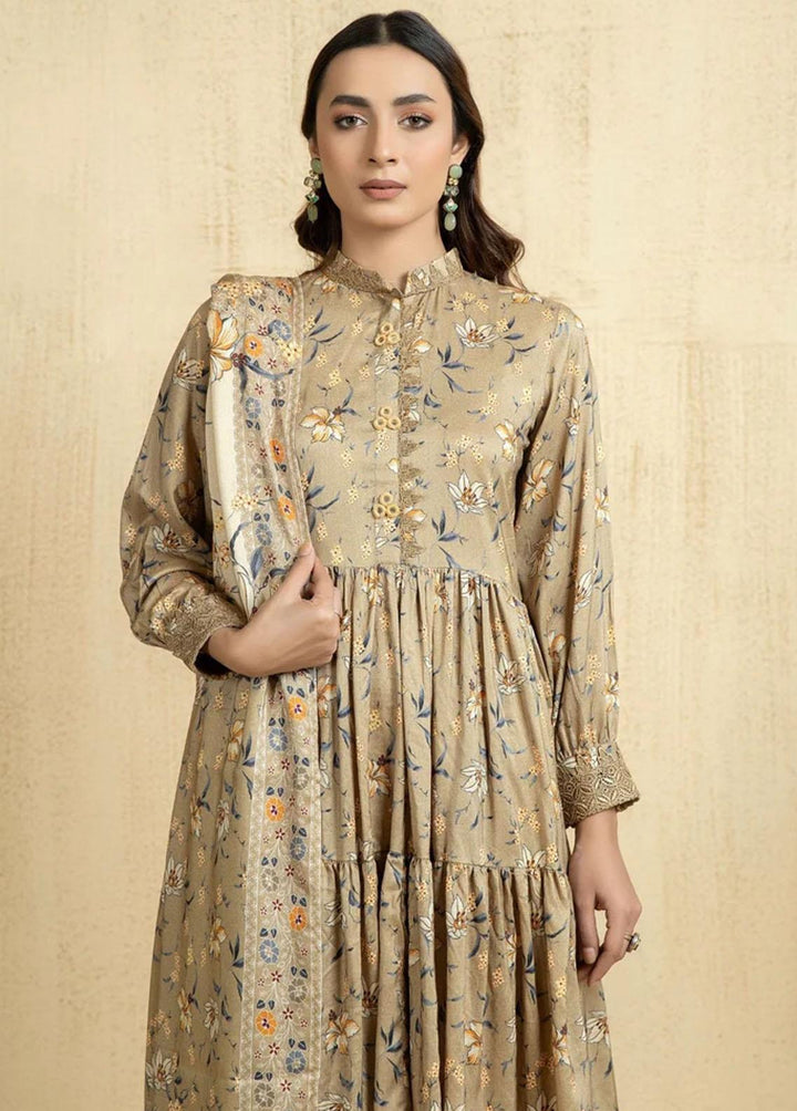 Mohagni Printed Linen Suits Unstitched 2 Piece MOL-22 MLO-08 - Winter Collection