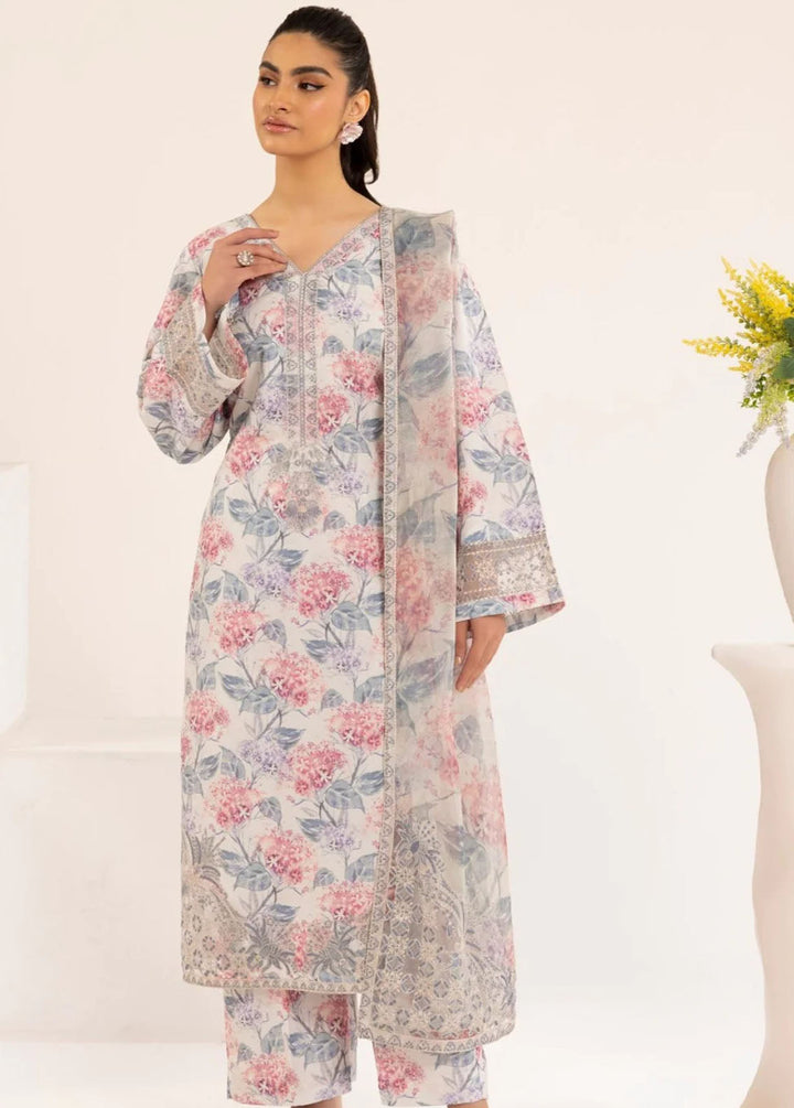 Mohagni Pret Embroidered Lawn 3 Piece Suit PLS-107
