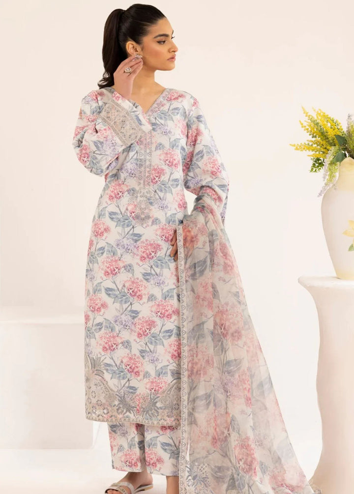 Mohagni Pret Embroidered Lawn 3 Piece Suit PLS-107