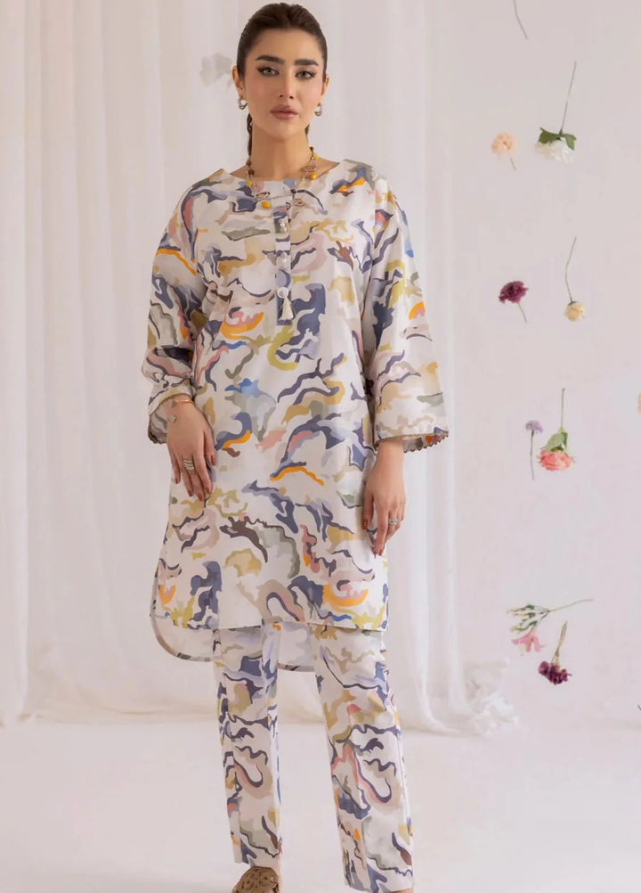 Mohagni Pret Printed Lawn 2 Piece Suit LPS-03