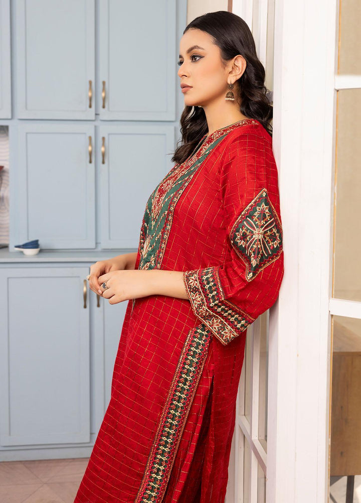 Mohagni Pret Embroidered Cotton Silk 2 Piece Suit CSP-10