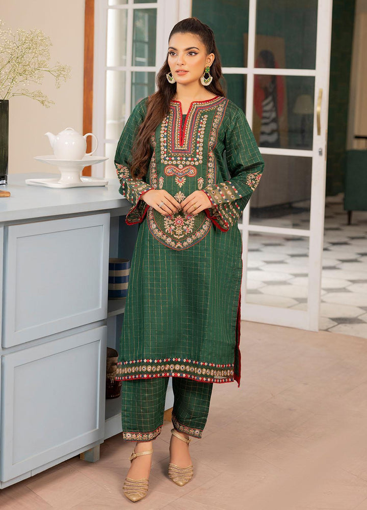 Mohagni Pret Embroidered Cotton Silk 2 Piece Suit CSP-12