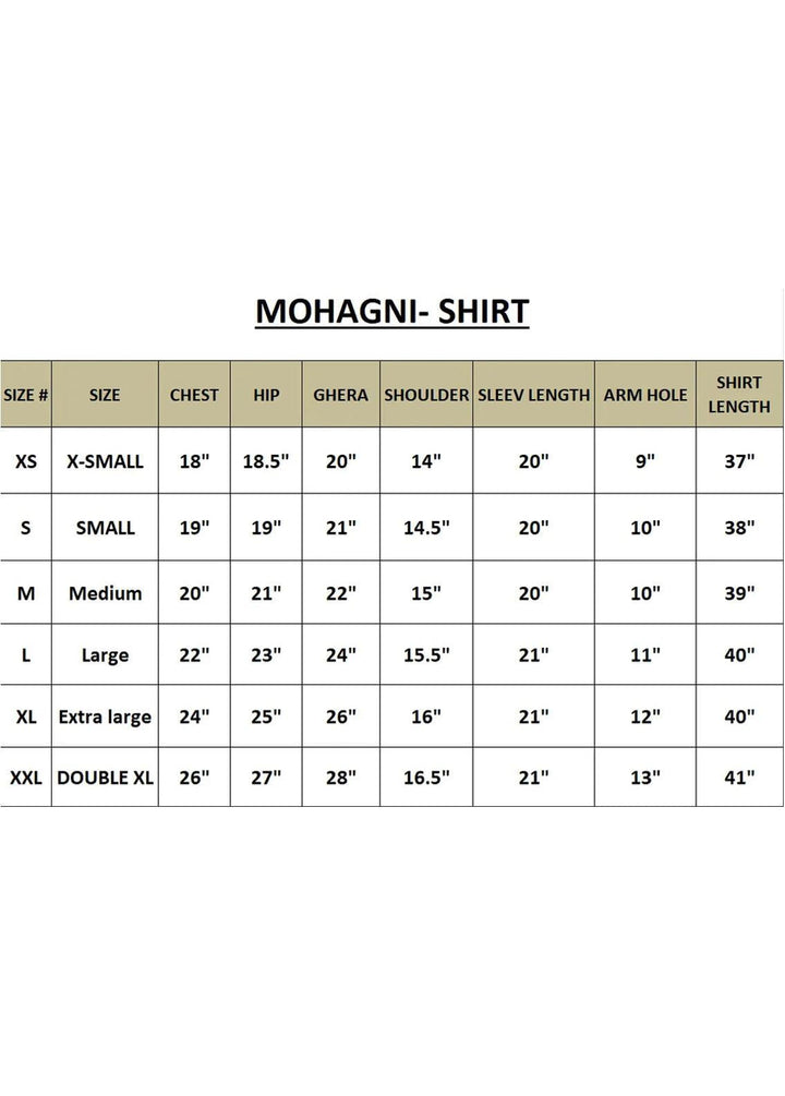 Mohagni Pret Embroidered Lawn Kurti ELU-08