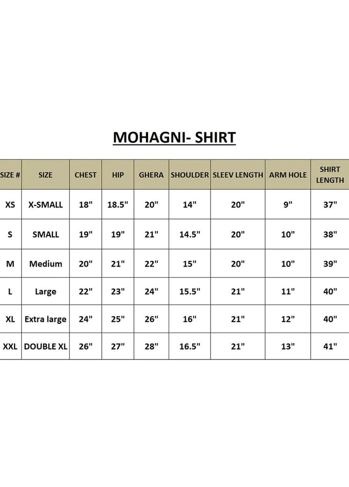 Mohagni Pret Embroidered Lawn Kurti ELU-17