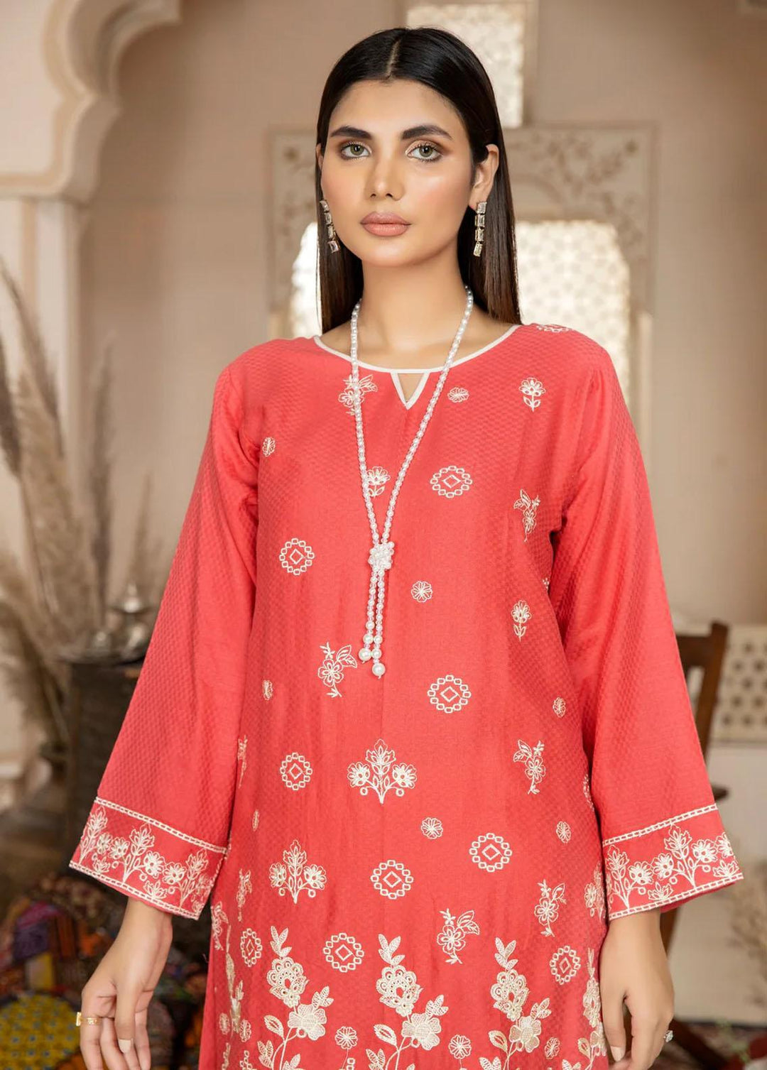 Mohagni Pret Embroidered Lawn Kurti ELU-18