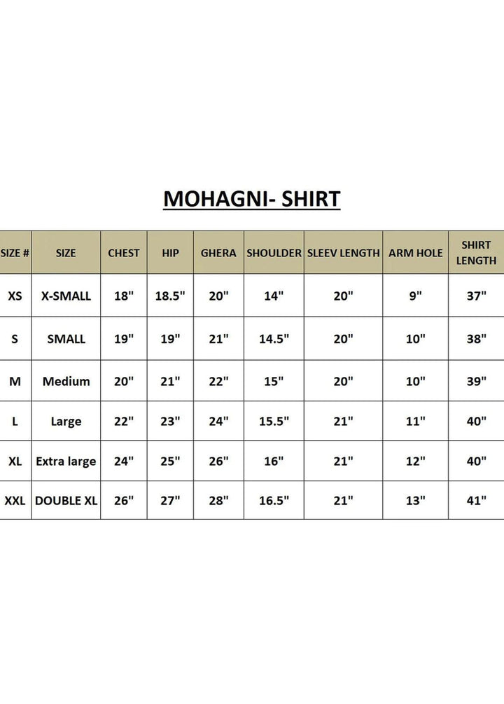 Mohagni Pret Embroidered Lawn Kurti ELU-18