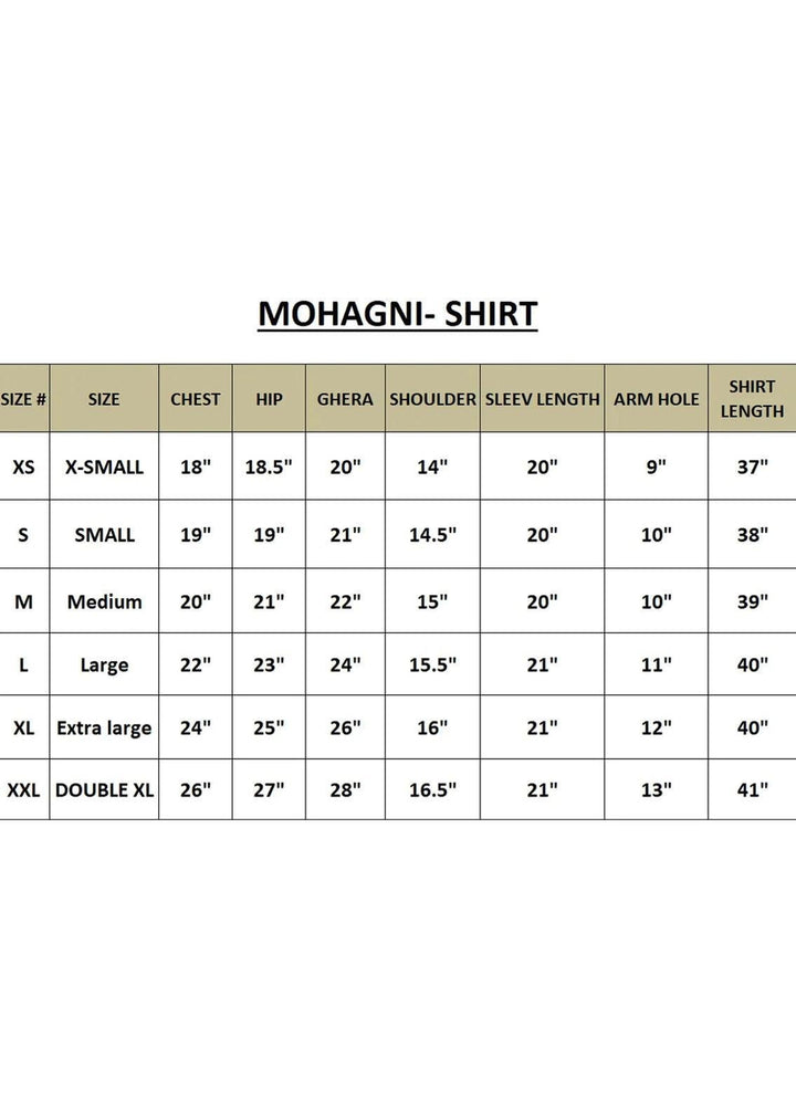 Mohagni Pret Embroidered Linen Kurti LEA-21-46