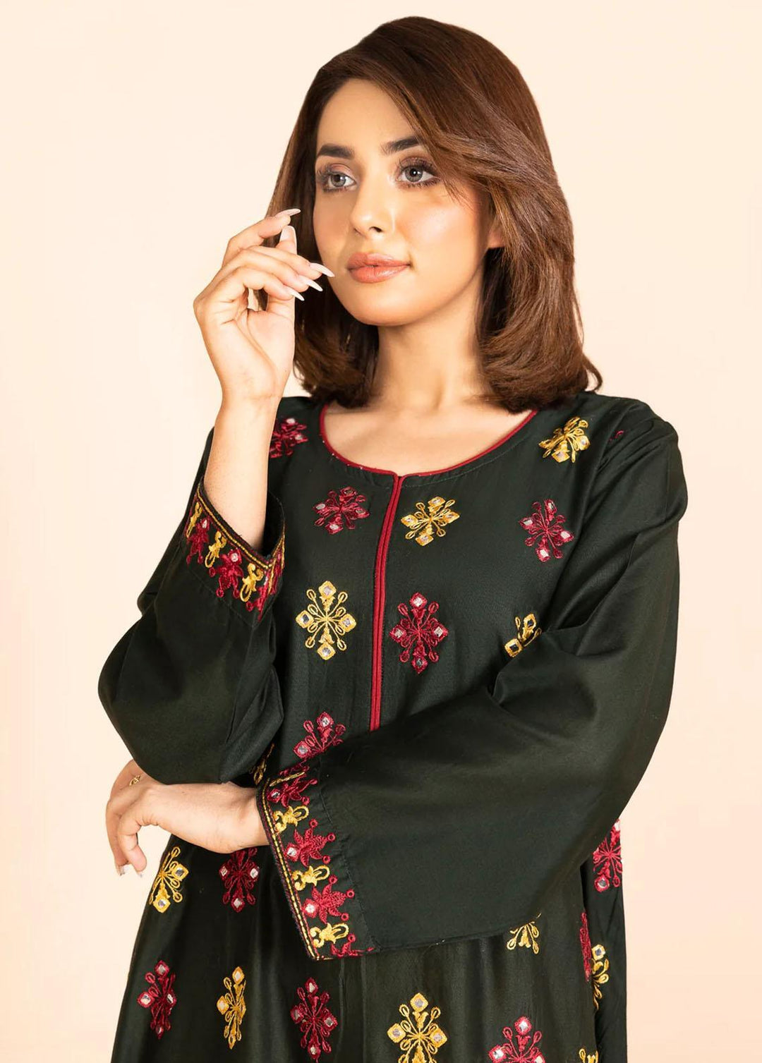 Mohagni Pret Embroidered Lawn Kurti LEB-22-18