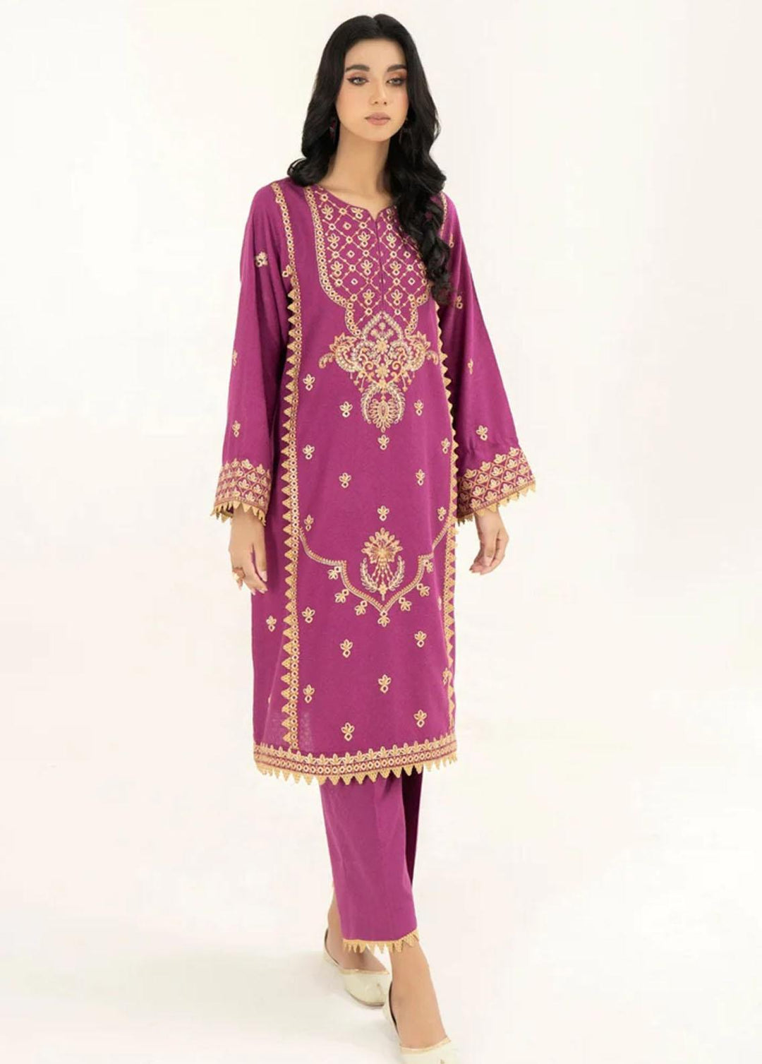 Mohagni Pret Embroidered Lawn 2 Piece Suit LEF-06