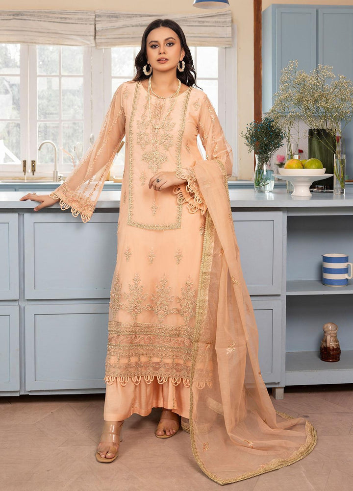 Mohagni Pret Embroidered  3 Piece Suit MGG-01