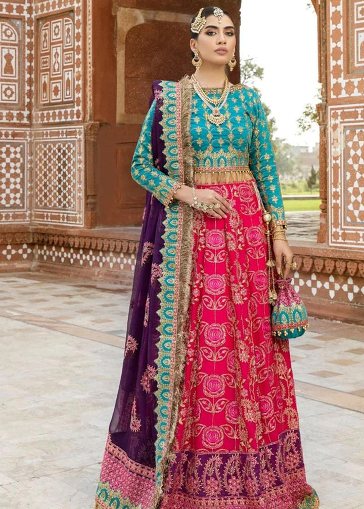 Mohagni Pret Embroidered Chiffon 3 Piece Suit MGM-05