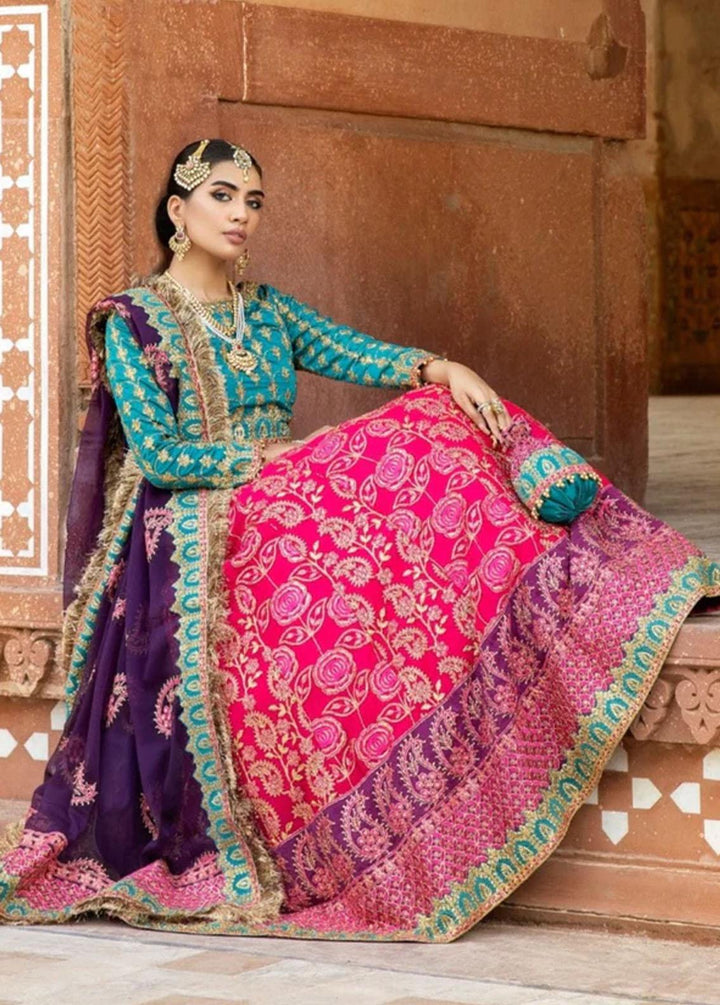 Mohagni Pret Embroidered Chiffon 3 Piece Suit MGM-05