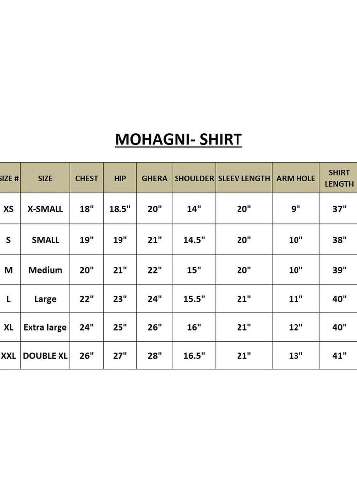 Mohagni Pret Embroidered Organza 2 Piece Suit MOP-03