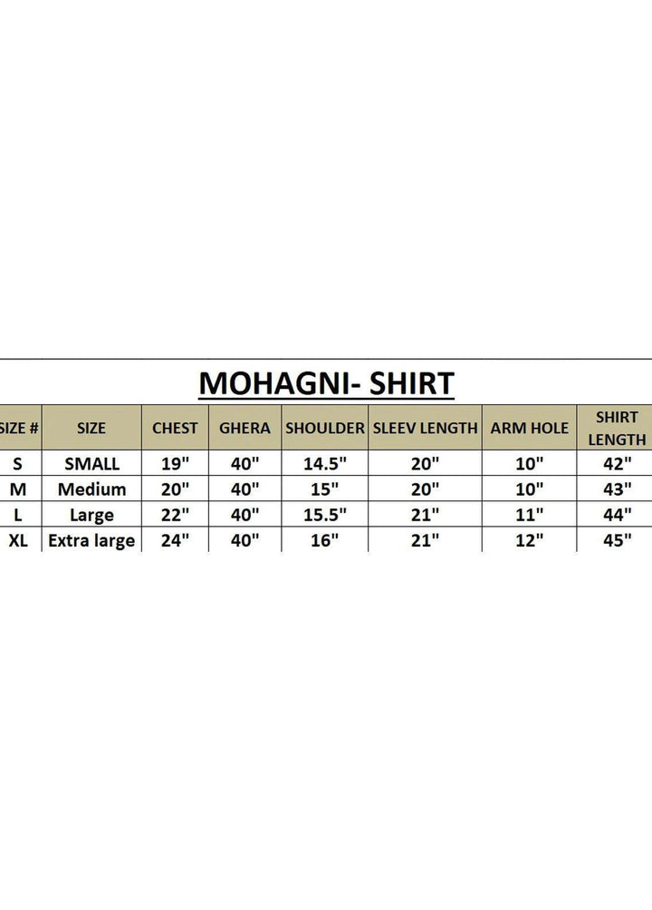Mohagni Pret Embroidered Organza 2 Piece Suit MOP-04