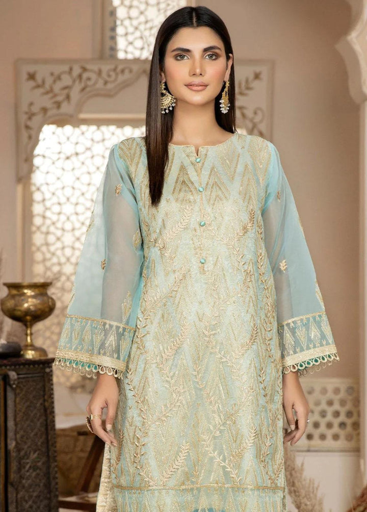 Mohagni Pret Embroidered Organza Kurti MOP-05