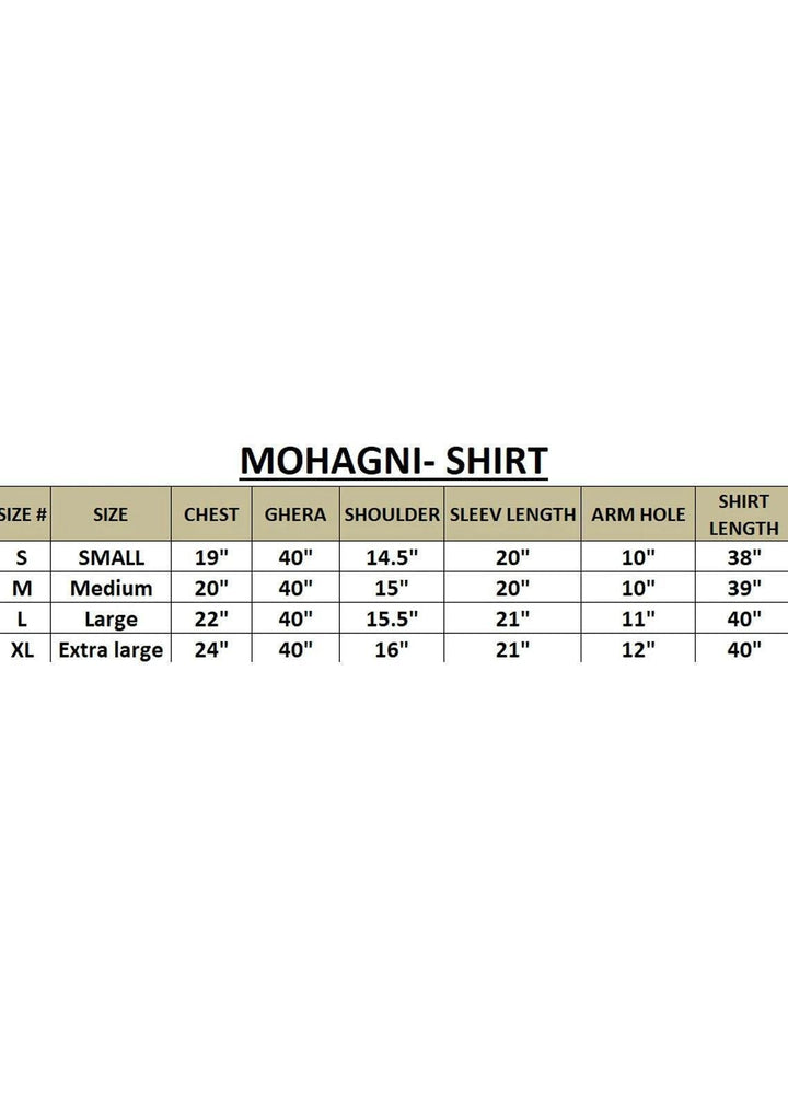 Mohagni Pret Embroidered Organza 2 Piece Suit MOP-07
