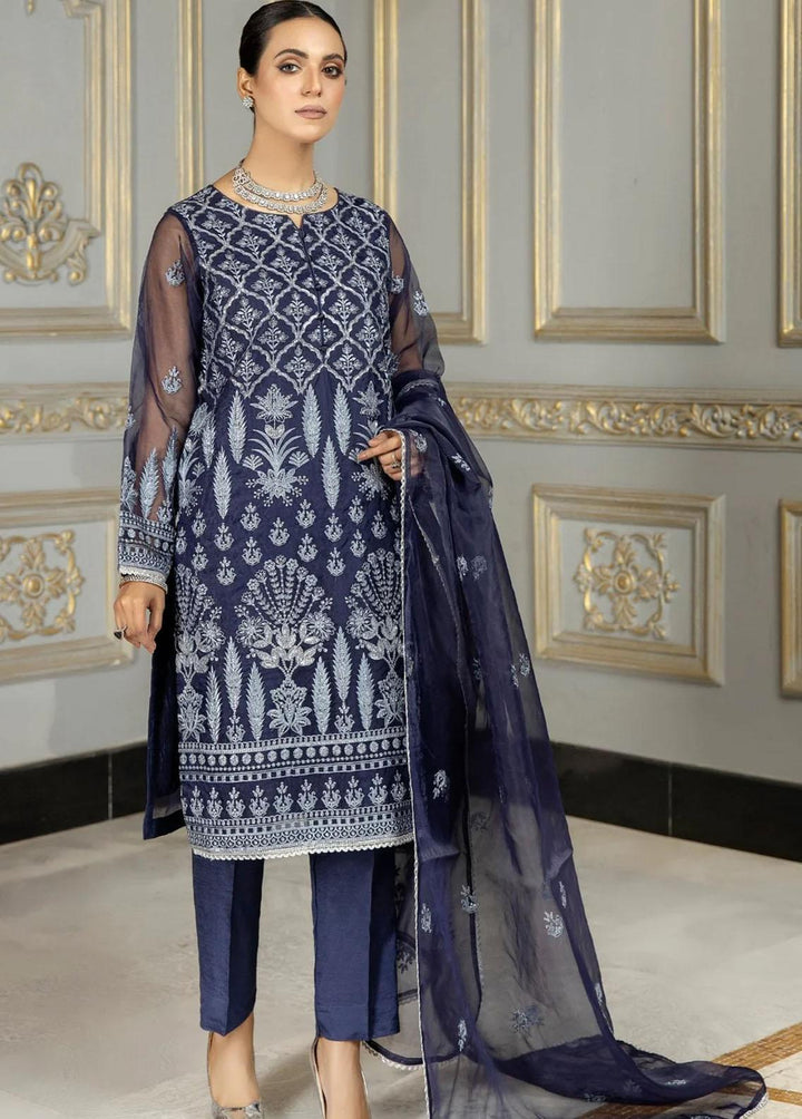 Mohagni Pret Embroidered Organza 2 Piece Suit MOP-10