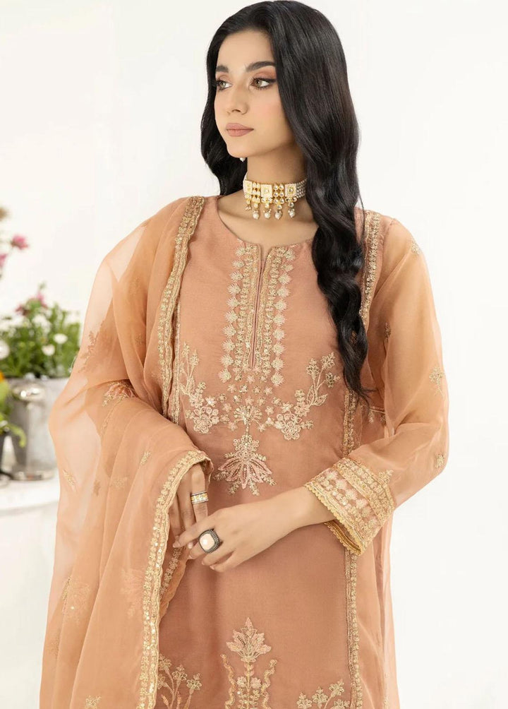 Mohagni Pret Embroidered Organza 2 Piece Suit MOP-13