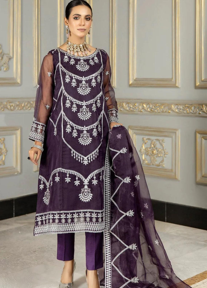 Mohagni Pret Embroidered Organza 2 Piece Suit MOP-14
