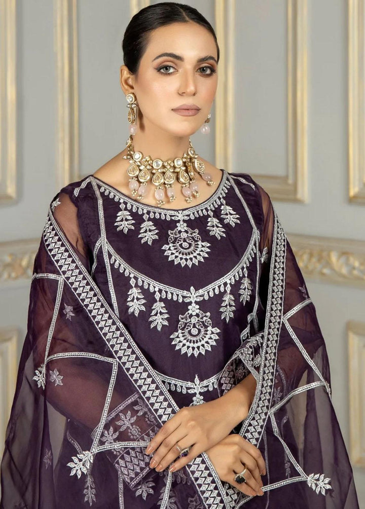 Mohagni Pret Embroidered Organza 2 Piece Suit MOP-14