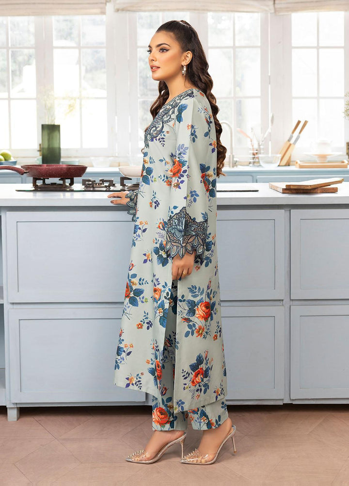 Mohagni Pret Embroidered Viscose 3 Piece Suit PLS-49