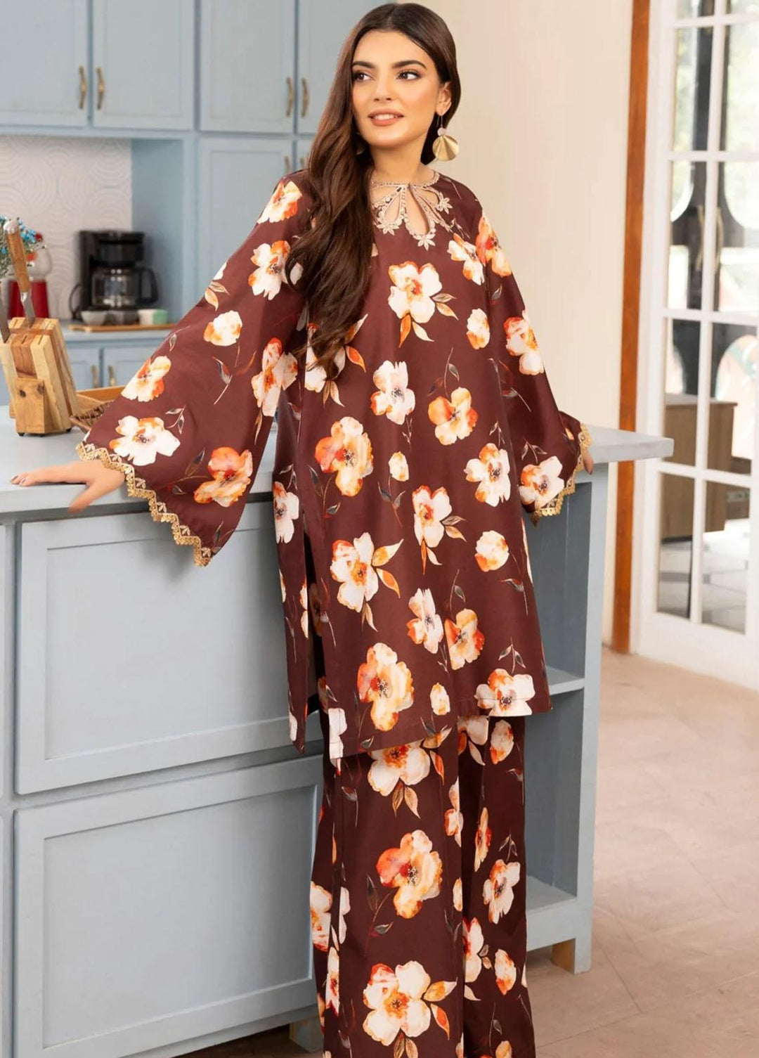 Mohagni Embroidered Viscose Suits Unstitched 2 Piece PLS-51 - Luxury Collection