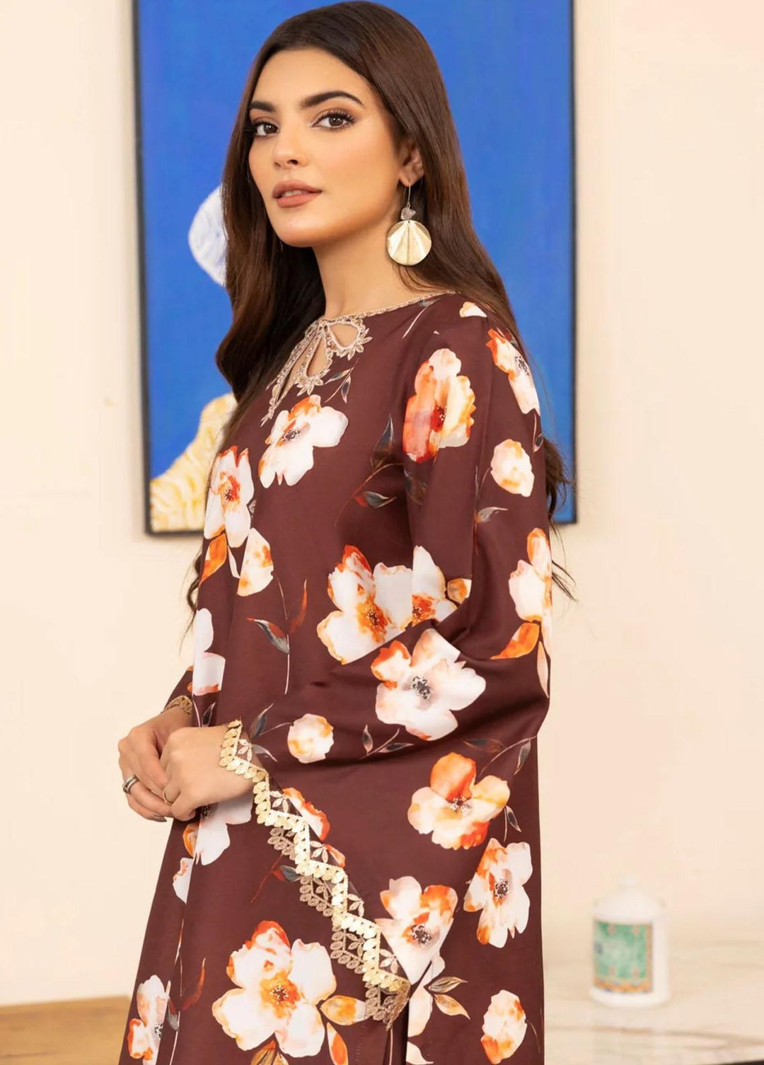 Mohagni Embroidered Viscose Suits Unstitched 2 Piece PLS-51 - Luxury Collection