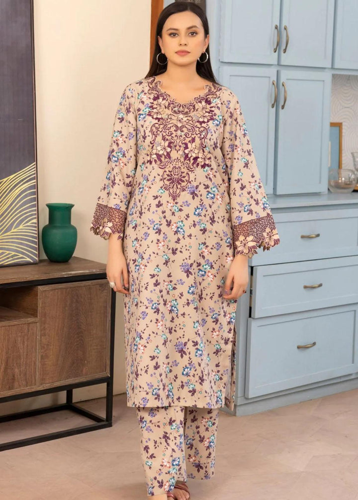 Mohagni Pret Embroidered Viscose 2 Piece Suit PLS-54