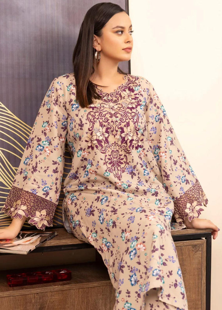 Mohagni Pret Embroidered Viscose 2 Piece Suit PLS-54