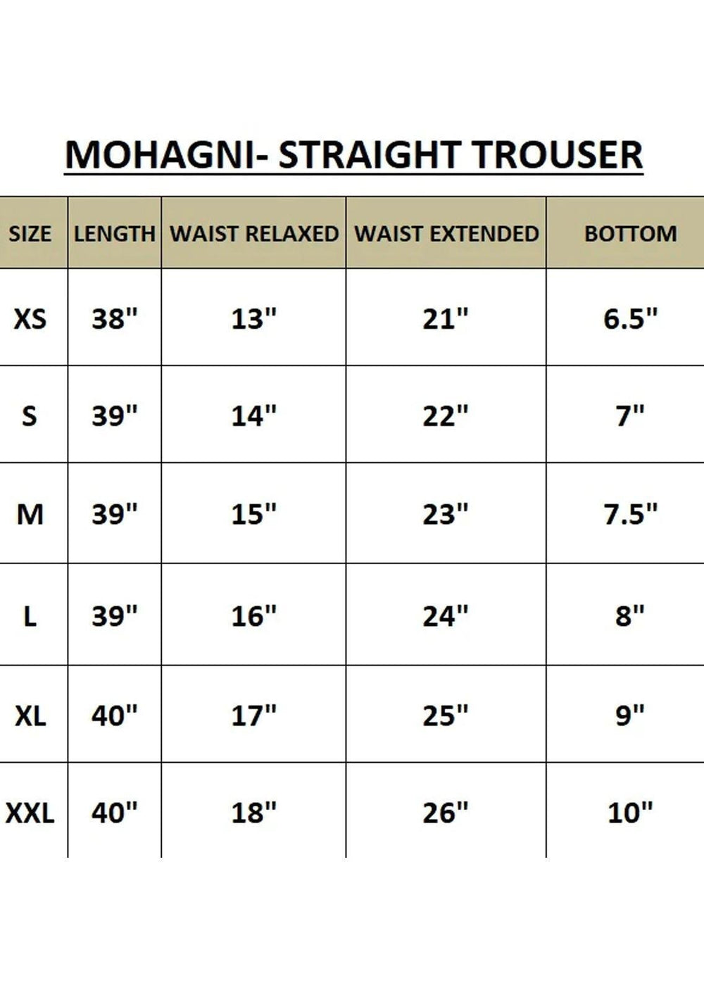Mohagni Pret Plain Cotton Trouser PT-21-05 LIGHT BROWN