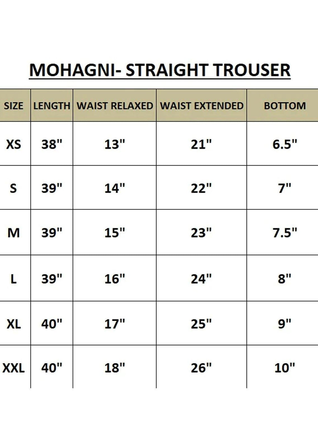 Mohagni Pret Plain Cotton Trouser PT-21-05 LIGHT BROWN