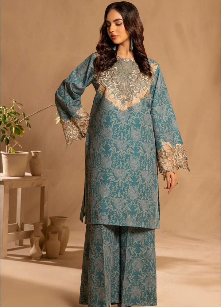 Mohagni Pret Embroidered Slub 2 Piece Suit SBLS-13