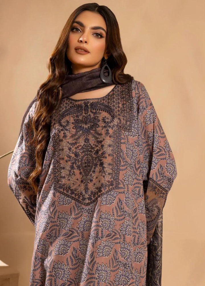 Mohagni Pret Embroidered Slub 3 Piece Suit SBLS-19