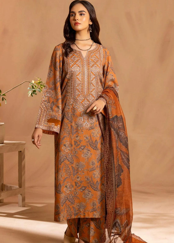 Mohagni Pret Embroidered Slub 3 Piece Suit SBLS-20