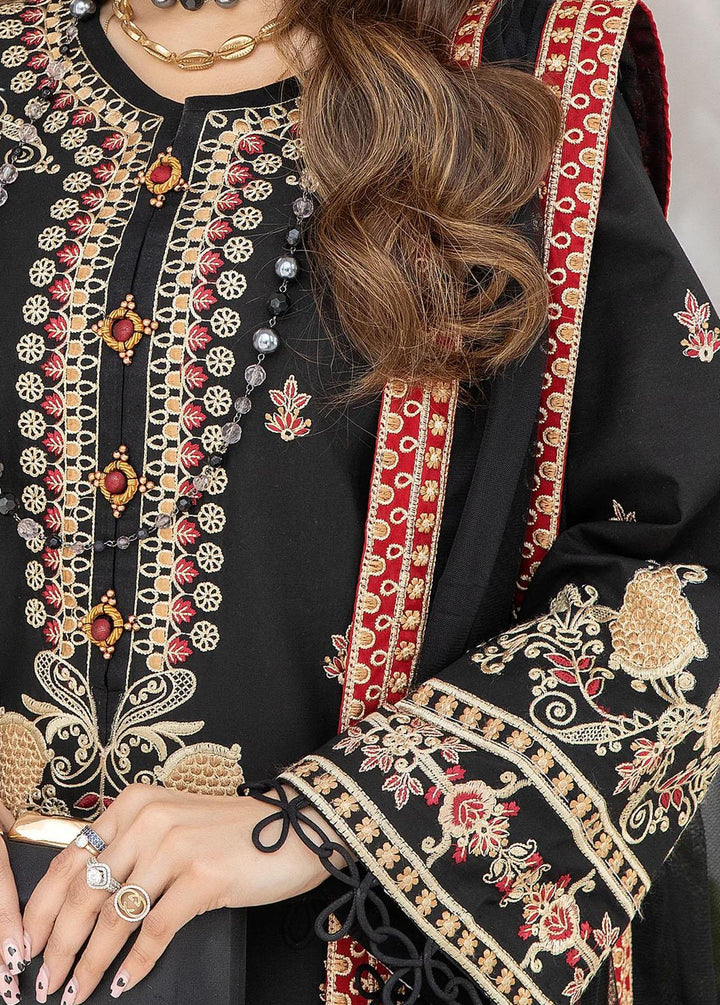 Mohagni Embroidered Lawn Suits Unstitched 3 Piece AM-05 - Summer Collection